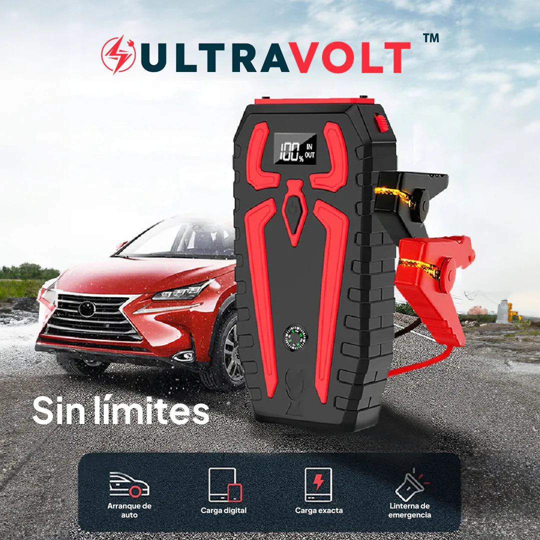 UltraVolt: Arrancador de Batería de Alta Potencia para Vehículos